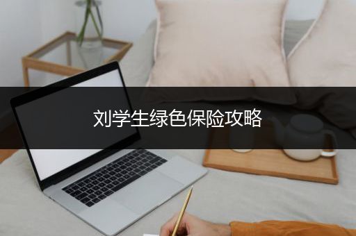 刘学生绿色保险攻略